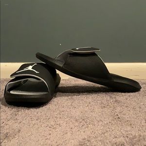 Jordan Slides Black & Gray